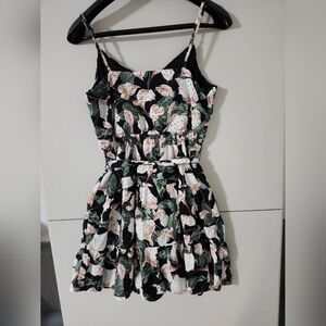 Floral Print Sleeveless Dress